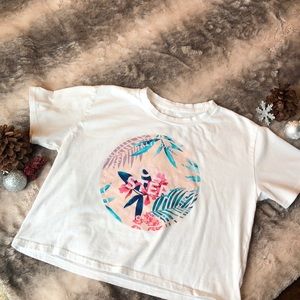 cropped Hollister t-shirt